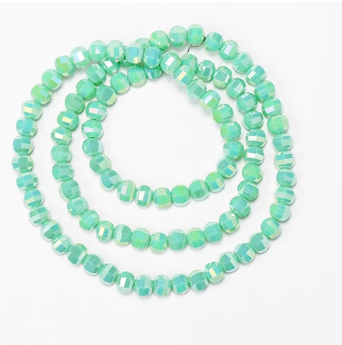 Acmore Crystal Wholesale Colorful Crystal Loose Bead 8mm Glass Beads DIY Handmade Loose Beads for Jewelry Making
