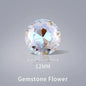 Acmore Crystal Fancy Loose Crystal Stones Glass Crafts Brand New Unfoiled Crystal Shimmer Glass Point Back Rhinestones for Bag Garment