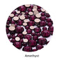 Acmore Crystal Gold Flat Back Round 40 Colors SS3-SS20 Mixed 3d Crystal ab Press on Nail Art Supplies Rhinestone Accessories