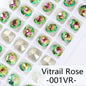 Acmore Crystal High Quality Gemstone Flower K9 Pointback Rhinestone Loose Stones Jewelry Glue on for DIY Decoration Clothing Desgin