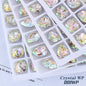 Acmore Crystal White Patina WP Series Colors Fancy Shapes Pointback Jewelry Crystal Stones Crafts DIY Rhinestone Accessories