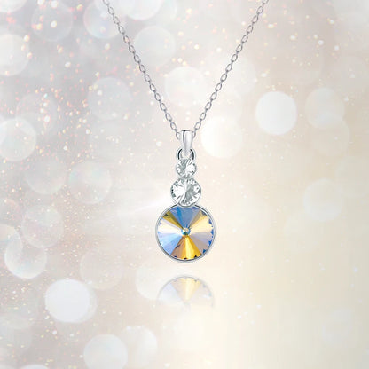 Acmore Crystal Triple Rivoli Shaped Shiny 9 Colors K9 Glass Crystal Stone Alloy Pendant for Bracelet Necklace Earring DIY Accessories