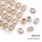 Acmore Crystal High Quality Oval Shape Nest Face Glass Stone  Claw Rhinestone for Jewelry Making  Accessories