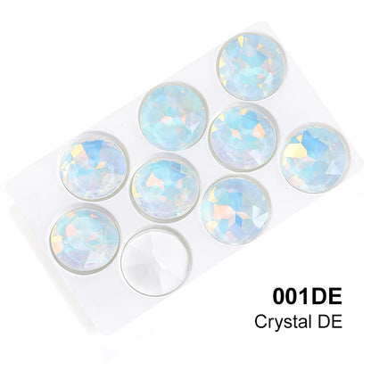 Acmore Crystal High Quality Gemstone Flower K9 Pointback Rhinestone Loose Stones Jewelry Glue on for DIY Decoration Clothing Desgin