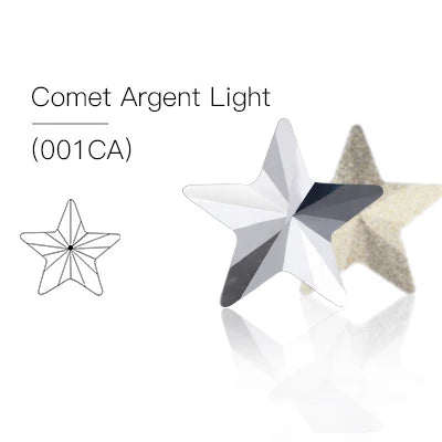 Acmore Crystal Wholesale Star Shape Pointback Crystal Stones K9 Glass Rhinestones for Clothing Nails Decoration