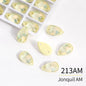 Acmore Crystal Drop Shape New  Color Series Crystal Flatback Sew on Rhinestone for Garment Shoes Bag Decoration