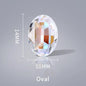 Acmore Crystal Fancy Loose Crystal Stones Glass Crafts Brand New Unfoiled Crystal Shimmer Glass Point Back Rhinestones for Bag Garment