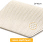 Acmore Crystal 24*40CM Pearl Mesh Trimming Net Colorful Resin Best Rhinestone DIY Purse Applique  for Wedding & Dress