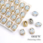 Acmore Crystal High Quality Oval Shape Nest Face Glass Stone  Claw Rhinestone for Jewelry Making  Accessories
