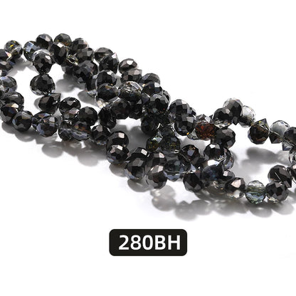 Acmore Crystal  8*10MM Shinning AB Color Faceted Cutting Strawberry  Tear Drop  Crystal Loose Beads Jewelry Accessories