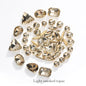 Acmore Crystal Mixed Shapes 12 Colors Loose Crystal Glass Stone With Golden Claw Setting DIY Sewing Fancy Sew on Claw Bead Rhinestone