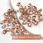 Acmore Crystal Light Padp Summer Style 3D Point Back More Shape Shiny Glass Crystal Nail Art Rhinestones