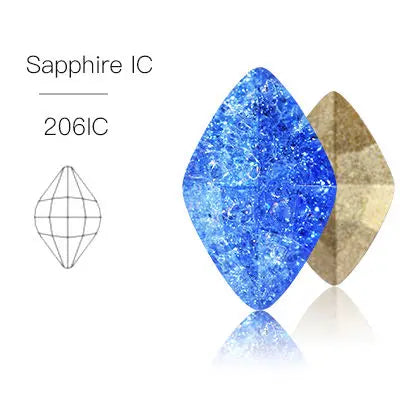 Acmore Crystal 9*14mm Lemon Point Back 22 Shiny Colors Crystal K9 Glass DIY for Garment Nail Art Rhinestones Accessories