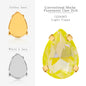 Metal Base Garment Decoration Glass Sew on Crystal Claw Rhinestone for Clothes Weeding Making Accessories