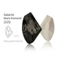 Acmore Crystal Hot Sale Black Diamond Series Crystal Stone Pointback Rhinestones Loose Glue on for Nails Clothes Decoration