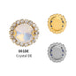 Acmore Crystal New Product Rivoli Shapes Flat Back Sew on Stone With Cup Chain Loose Rhinestones DIY Garment Shirt Shoes Bags