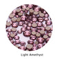 Acmore Crystal Gold Flat Back Round 40 Colors SS3-SS20 Mixed 3d Crystal ab Press on Nail Art Supplies Rhinestone Accessories