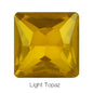 Hot Sale Square Fancy Stone Colorful Crystal Jewelry Point Back Rhinestones