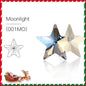 Acmore Crystal Christmas Series Star Shaped Crystal Stone Pointback Rhinestones Glass Nail Art Supplies Jewelry Decoration Diy Strass