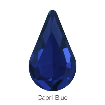 Teardrop Shape Point Back Glass Crystal Fancy Stone Diamond for Garment Loose Beads Factory Direct Glass Crystal Diamond Stone