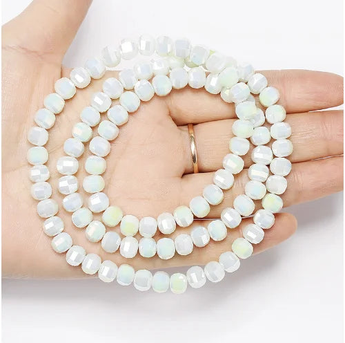 Acmore Crystal Wholesale Colorful Crystal Loose Bead 8mm Glass Beads DIY Handmade Loose Beads for Jewelry Making