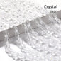 Acmore Crystal Popular  6*8MM Olive-shaped Crystal Beads for Clothing Making Best  DIY Accessories for Door & Curtain Decoration