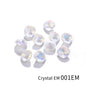 Acmore Crystal High Quality Cushion Shape Protein Mocha Series 8mm/10mm Pointback Crystal Stones Rhinestones for Jewelry Making Garment
