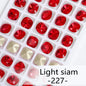 Acmore Crystal Wholesale Cushion Pointback Rhinestone K9 Glass Fancy Stone Loose Glass Design DIY Clothes Bags Shoes