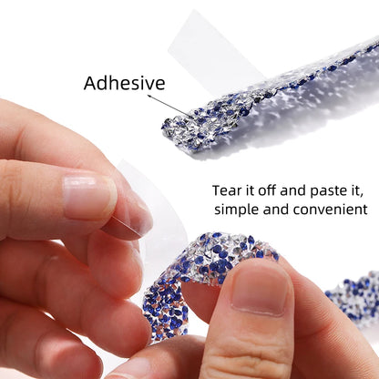 Acmore Crystal High Quality 1.2cm Trim Strass Chain Resin Crystal AB Hot Fix Rhinestones DIY Belt Wedding Dress Garment Craft