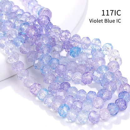 Acmore Crystal New Product Explosion Ice Flower Beads Many Colors DIY Handmade Floral Bead Bracelet Material Accessories