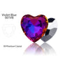 Acmore Crystal High Quality K9 Glass 8-27mm Heart Shape Point Back DIY Decoration Accessories Press on Nail Art Supplies Rhinestones