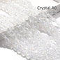 Acmore Crystal  6*8MM Water Drop Loose Stone Glass Crafts Waist Faceted  Crystal Beads Jewelry Finding Accessories for Necklace Earring