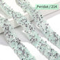 Acmore Crystal Wholesale 1.2cm Bling Self-Adhesive Resin Mesh Strips With Round Point Back Rhinestones Tube Rope for Decoration Garment