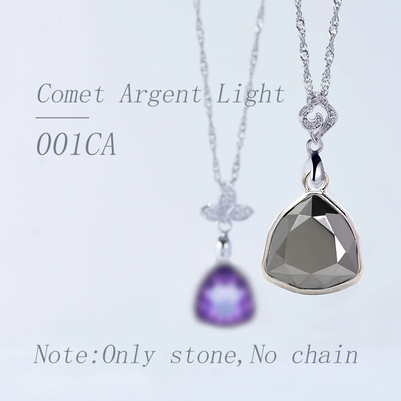 Acmore Crystal Fat Triangle Shape Shiny Color Stone Alloy Back Pendant Necklace Diy for Brooch Earring Brooch Bracelet Hair Accessories