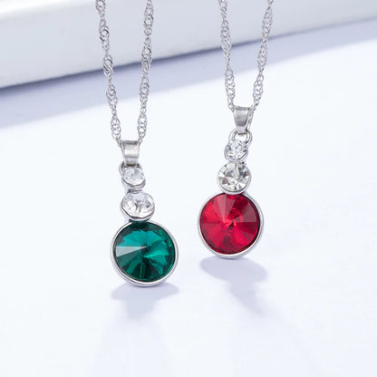 Acmore Crystal Triple Rivoli Shaped Shiny 9 Colors K9 Glass Crystal Stone Alloy Pendant for Bracelet Necklace Earring DIY Accessories