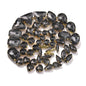Acmore Crystal Factory Sale Mixed Shapes Crystal Glass Sew on Rhinestone With Gold Claw for DIY Jewelry Hair Clips Wedding Dress