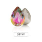 Acmore Crystal New Arrival  Shadow Series Tear Drop Shape Piont Back High Quality Rhinestones Glass Crystal Stone for Nail Art