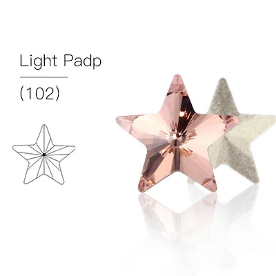 Acmore Crystal Wholesale Star Shape Pointback Crystal Stones K9 Glass Rhinestones for Clothing Nails Decoration