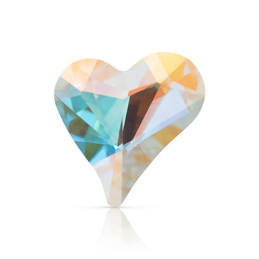 Acmore Crystal Sweet Heart Fancy Shaped Pointback K9 Glass Rhinestones Crystal Stones Crafts for Jewelry Making Garment Decoration