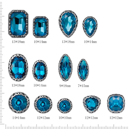 Multi Shape Nest Copper Claw Eco-Friendly DIY Rhinestones Sewing Accessories Sew on Stones With Setting